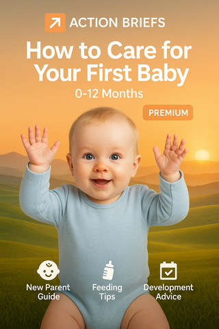 How to Care for Your First Baby